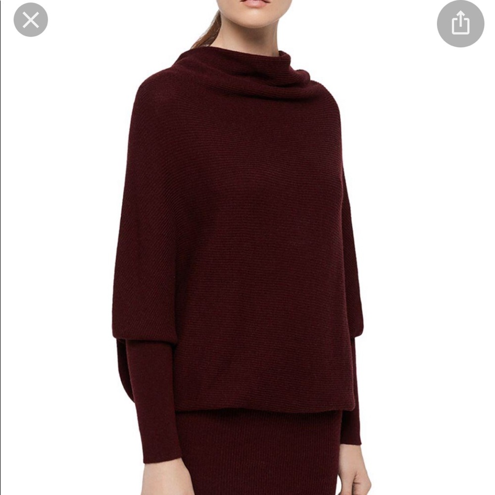 Allsaints Ridley Dress, Burgundy